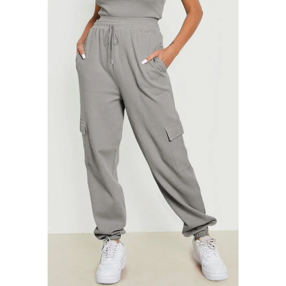 Drawstring Joggers with Pockets - Picture 7 of 15